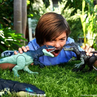 Gambar Jurassic World Figure Dino Track Wild Roar Hlp14 Random