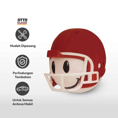 Gambar Otto Klasse Aksesoris Antena Mobil Rugby Helmet