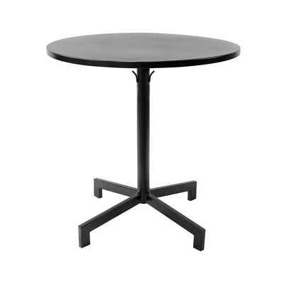 Gambar Soleil Nero Meja Teras Round - Hitam