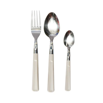 Gambar Delicia Alat Makan Set 12 pcs - Abu-Abu Muda