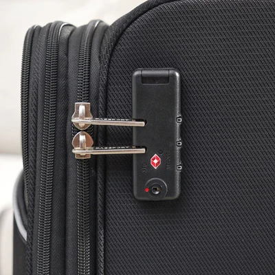 Gambar Passport 24 Inci Cooper Koper Nylon Tsa Lock - Hitam