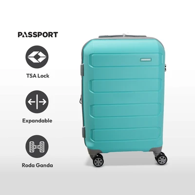 Gambar Passport 20 Inci Pacific Koper Pp Tsa Lock - Turquoise