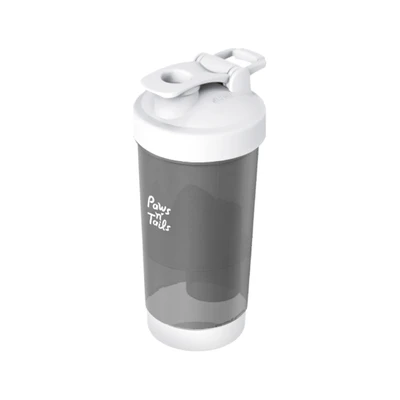 Gambar Paws N Tail Botol Minum Hewan Travel 4 In 1 - Abu-Abu