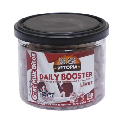 Gambar Petopia Pure Nutrition Suplemen Hewan Daily Booster Liver 150 Tablet
