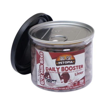 Gambar Petopia Pure Nutrition Suplemen Hewan Daily Booster Liver 150 Tablet