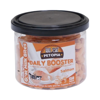 Gambar Petopia Pure Nutrition Suplemen Hewan Daily Booster Salmon 150 Tablet