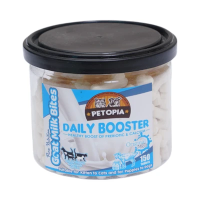 Gambar Petopia Pure Nutrition Suplemen Hewan Daily Booster Original 150 Tablet