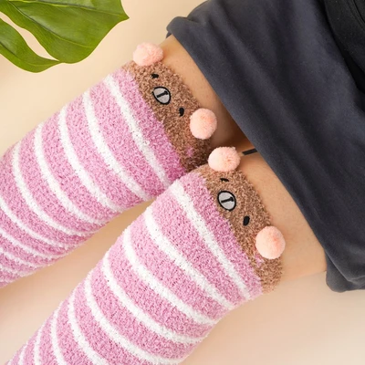 Gambar Ataru Kaos Kaki Winter Panjang - Pink