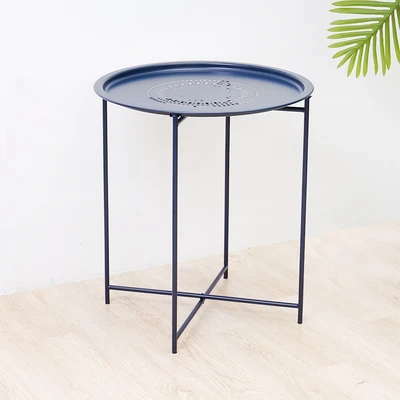 Gambar Soleil Meja Teras Dengan Tray - Biru Navy