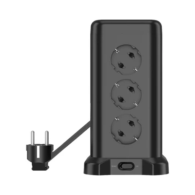 Gambar Krisbow Stop Kontak Tower 12 Soket & 4 Port USB-A