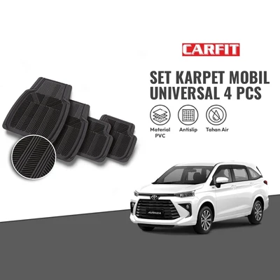Gambar Carfit Set 4 Pcs Karpet Mobil 2904 - Hitam