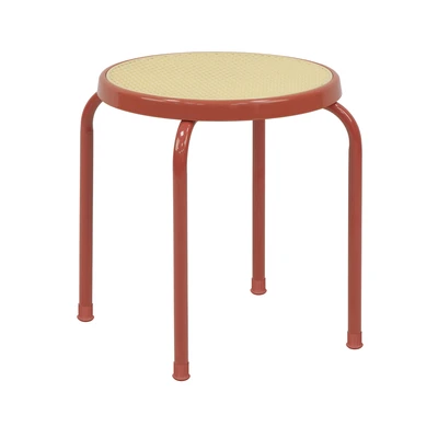 Gambar Soleil Hinata Bangku Metal - Pink Coral