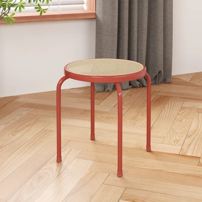 Gambar Soleil Hinata Bangku Metal - Pink Coral