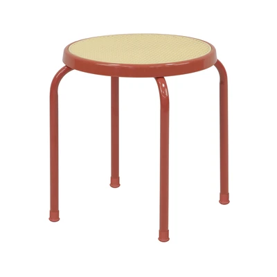 Gambar Soleil Hinata Bangku Metal - Pink Coral