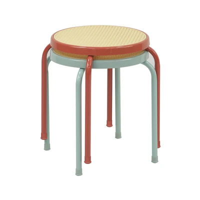 Gambar Soleil Hinata Bangku Metal - Pink Coral