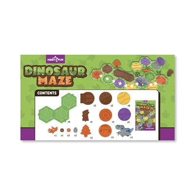 Gambar Kiddy Fun Set Dino Maze - Mix