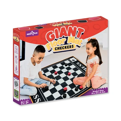 Gambar Kiddy Fun Set Giant Floor Mat Checkers 2018-11