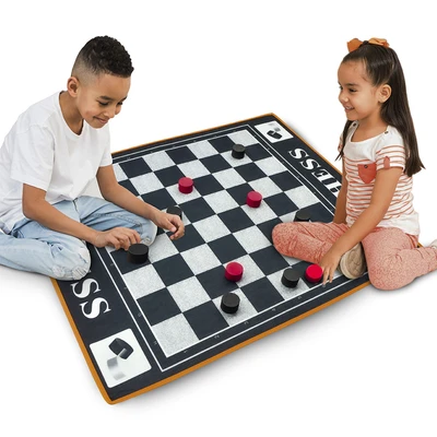 Gambar Kiddy Fun Set Giant Floor Mat Checkers 2018-11