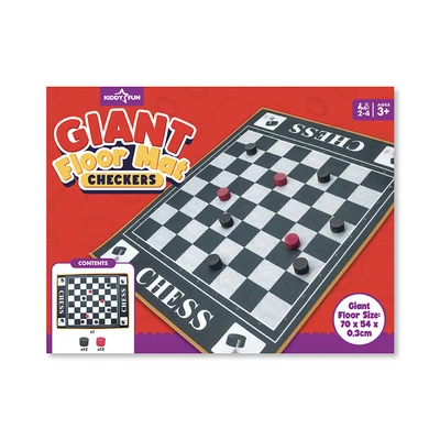 Gambar Kiddy Fun Set Giant Floor Mat Checkers 2018-11