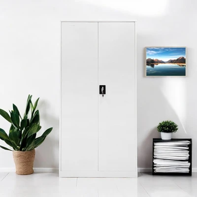 Gambar Masterspace Lemari Arsip Kantor Besi 2 Pintu - Putih