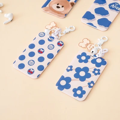 Gambar Ataru Holder Id Card Dengan Bear Charm - Putih