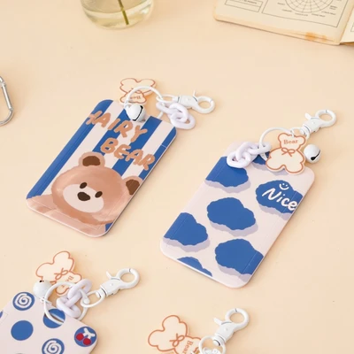Gambar Ataru Holder Id Card Dengan Bear Charm - Putih