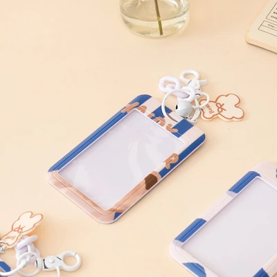 Gambar Ataru Holder Id Card Dengan Bear Charm - Putih