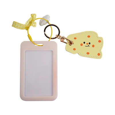 Gambar Ataru Holder Id Card Dengan Ribbon & Cheese Charm - Kuning