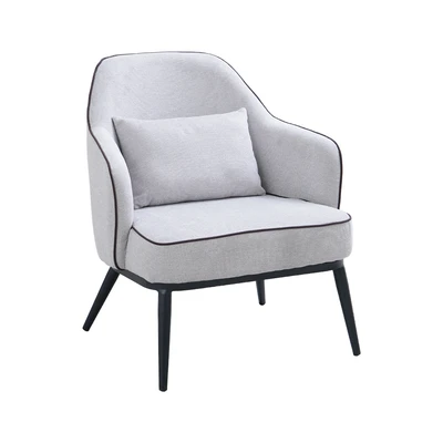 Gambar Informa Yorio Kursi Lounge Fabric - Abu-Abu