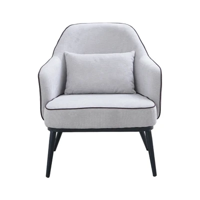 Gambar Informa Yorio Kursi Lounge Fabric - Abu-Abu
