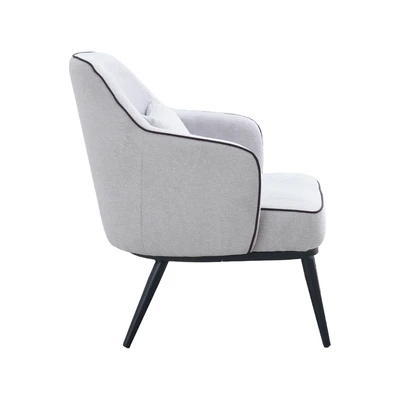 Gambar Informa Yorio Kursi Lounge Fabric - Abu-Abu