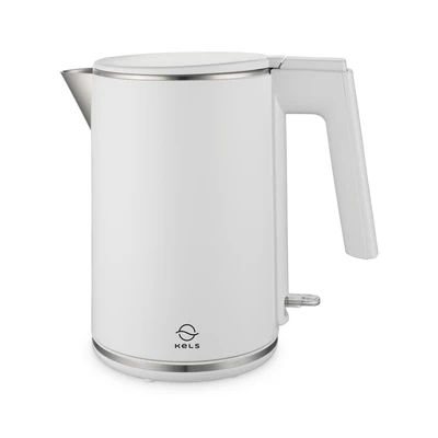 Gambar Kels Danish Teko Listrik 1 Liter 800 Watt - Putih