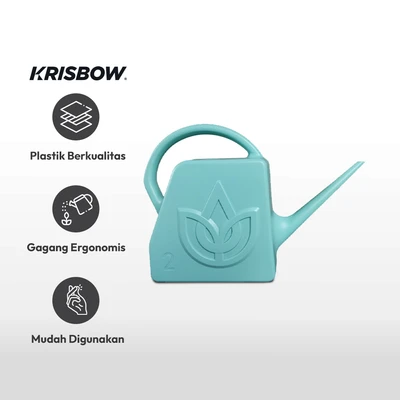 Gambar Krisbow Penyiram Tanaman Square 2 Liter - Biru