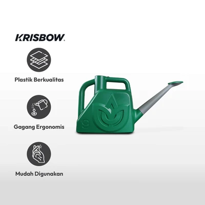 Gambar Krisbow Penyiram Tanaman Square 9 Liter - Hijau Tua