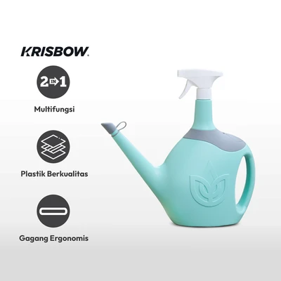 Gambar Krisbow Penyiram Tanaman Dengan Kepala Spray 1.8 Liter - Biru