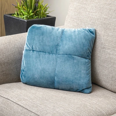 Gambar Sleeplite 150x200 cm Bantal Selimut Flannel - Biru