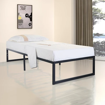 Gambar Informa 90x200x35 cm Nolan Dipan Tempat Tidur Metal - Hitam