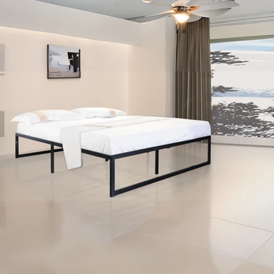 Gambar Informa Nolan Dipan Tempat Tidur Metal 120x200x35 cm - Hitam