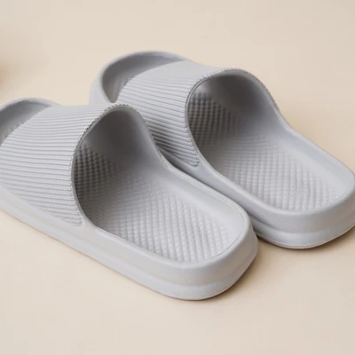 Gambar Ataru Ukuran 36/37 Sandal Rumah Stripes - Abu-Abu