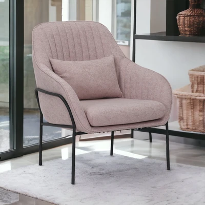 Gambar Informa Yore Kursi Lounge Fabric - Pink