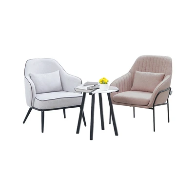 Gambar Informa Yore Kursi Lounge Fabric - Pink