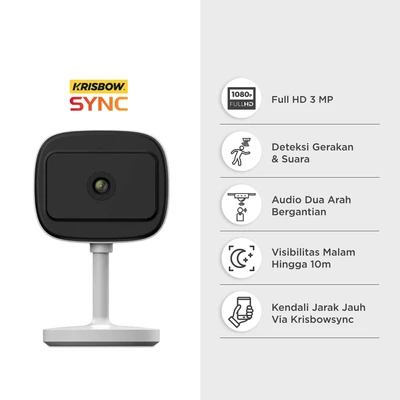 Gambar Krisbow Sync Ip Camera Mini Wifi 3 Mp 21t