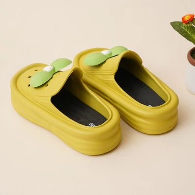 Gambar Ataru Ukuran 35/36 Sandal Wanita Loafers Ribbon - Kuning