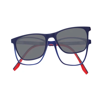 Gambar Momami Zuper Sunnies Kacamata Anak Mmm268 - Biru/merah