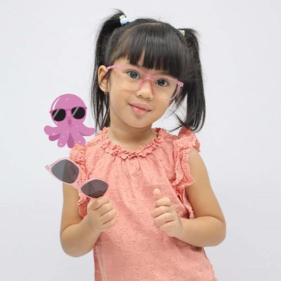 Gambar Momami Zuper Sunnies Kacamata Anak Mmm268 - Pink/dark Pink
