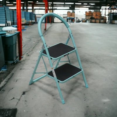 Gambar Fixsteps Tangga Lipat Aluminium Stool 2 Step - Biru