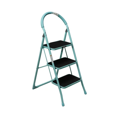 Gambar Fixsteps Tangga Lipat Aluminium Stool 3 Step - Biru