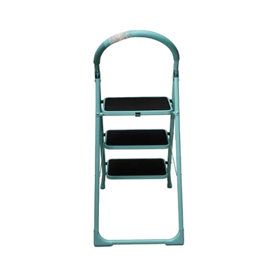 Gambar Fixsteps Tangga Lipat Aluminium Stool 3 Step - Biru