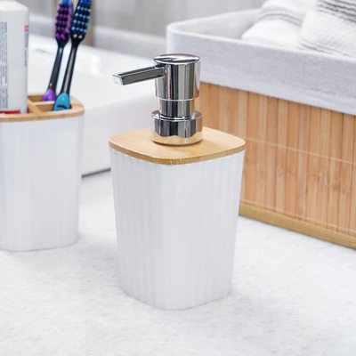 Gambar Informa Mulin Set 4 Pcs Aksesoris Kamar Mandi - Putih