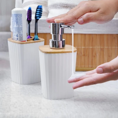 Gambar Informa Mulin Set 4 Pcs Aksesoris Kamar Mandi - Putih